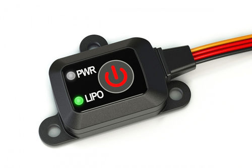 SKYRC Elektronischer Schalter mit Spannungsanzeige 4-12V / 10A LiPo u. NiMh