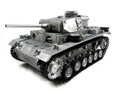Amewi Panzer III, Vollmetall RTR + Airsoft, TRUE Sound 23079