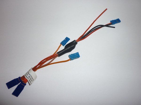 Direktstromversorgung DSV + Y-Kabel 1x Lenkservo / 1x Gasservo Transponder Anschluß