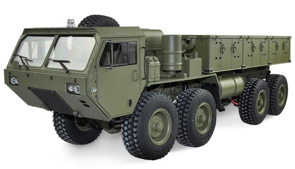 U.S. Militär Scale Truck 8x8 1:12 mit Ladefläche military grün RTR