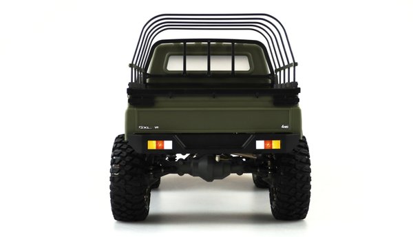 AMXROCK RCX10PS Scale Crawler Pick-Up 1:10, RTR Militär grün