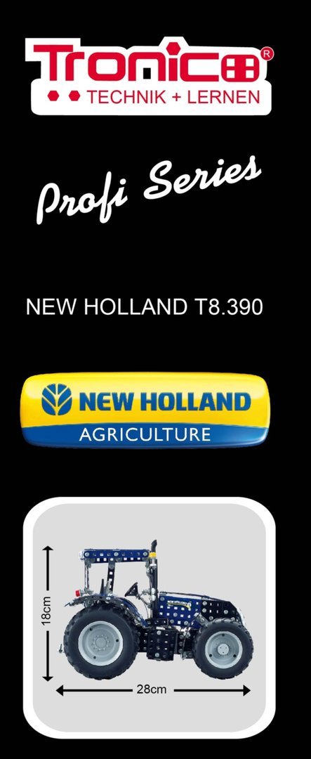 Traktor New Holland T8.390 Maßstab 1:16 Alter 14+